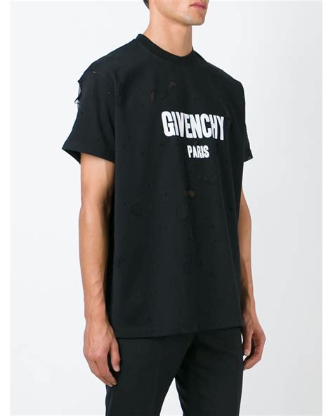 Torn On Which A Givenchy Distressed T